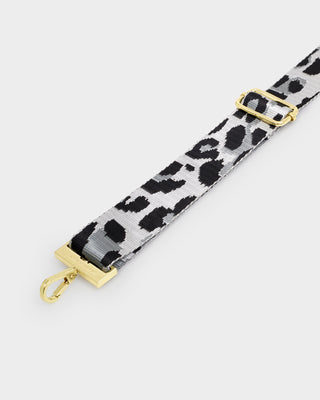 Canvas Strap Grey/Black Leopard