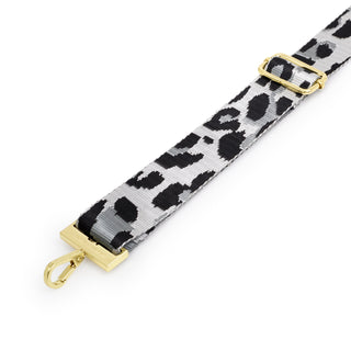 Canvas Strap Grey/Black Leopard