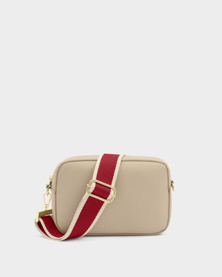 Canvas Strap Garnet Red Stripe