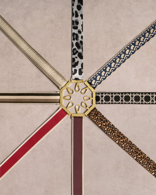 Canvas Strap Cherry Stripe
