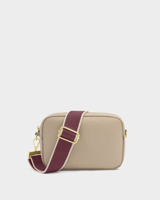 Canvas Strap Cherry Stripe