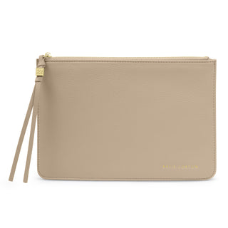 Tassel Charm Pouch Light Taupe