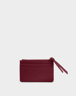 Hallie Coin & Card Holder Cherry