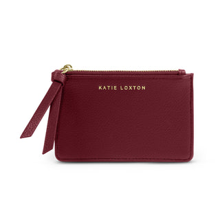Hallie Coin & Card Holder Cherry