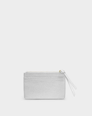 Hallie Coin & Card Holder Silver
