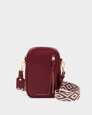Hallie Small Crossbody Bag Cherry