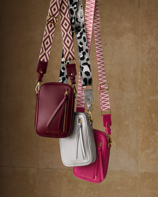 Hallie Small Crossbody Bag Cherry