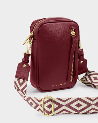 Hallie Small Crossbody Bag Cherry