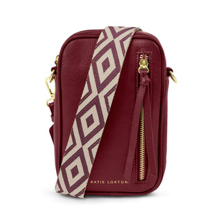 Hallie Small Crossbody Bag Cherry