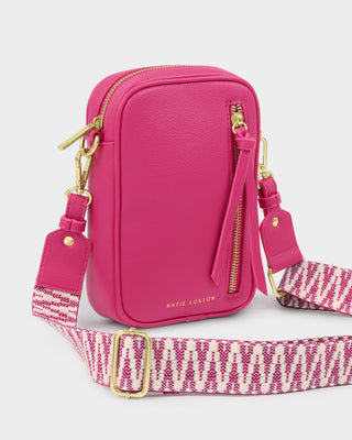 Hallie Small Crossbody Bag Fuschia