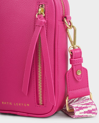 Hallie Small Crossbody Bag Fuschia