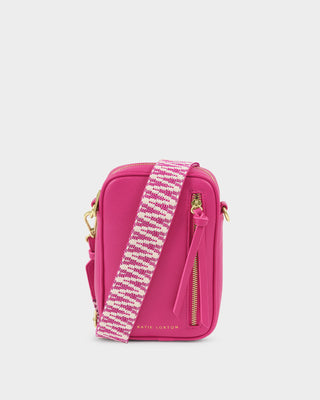 Hallie Small Crossbody Bag Fuschia