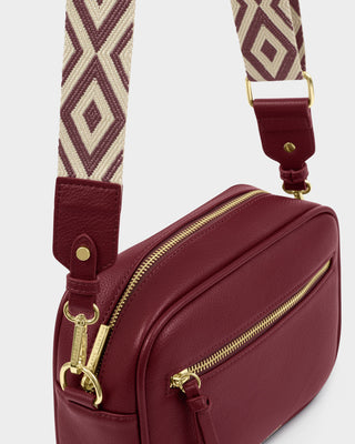 Hallie Crossbody Bag Cherry