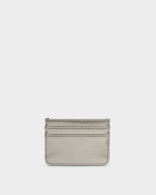 Nova Textured Patent Cardholder Pewter