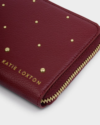Meela Studded Purse Cherry