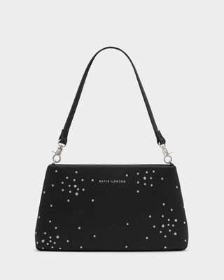 Nova Studded Wristlet Clutch Black