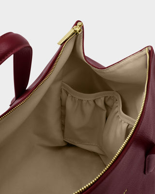 Milan Cabin Bag Cherry