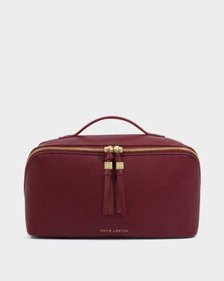 Soho Large Makeup/Wash Bag Cherry