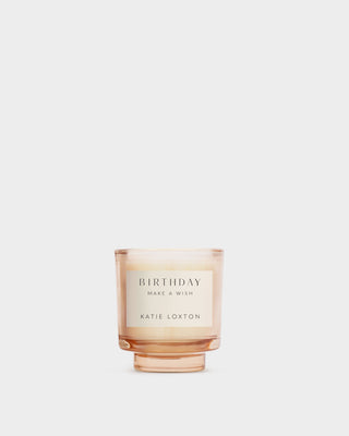 Sentiment Candle Birthday Peach Rose & Sweet Mandarin