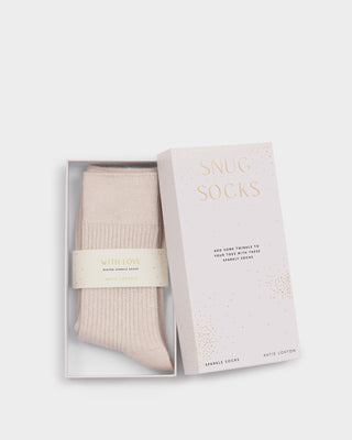 Gift Boxed Sparkle Socks Pink
