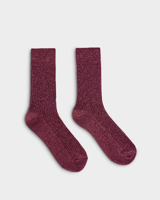 Gift Boxed Sparkle Socks Cherry Red