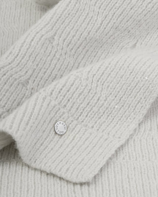 Sequin Scarf Pale Grey