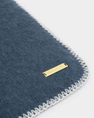 Whipstitch Scarf Navy