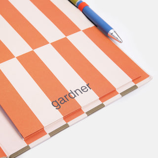 Stripe Slim Casebound Notebook & Pen