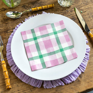 Mellow Napkin 33Cm Lilac & Green Fsc Mix