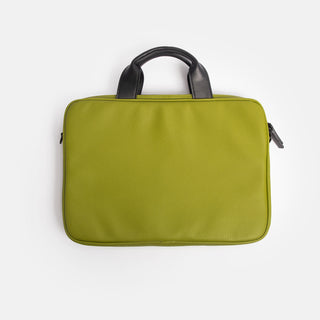 Green PU Laptop Bag