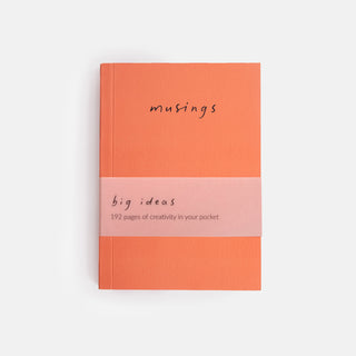 Orange A6 Thin Softback Notebook