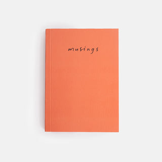 Orange A6 Thin Softback Notebook