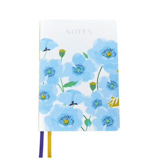 Blue Poppy Luxury Notebook