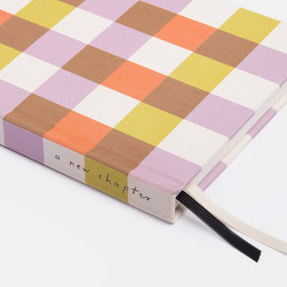 Multi Check 3-Section A5 Hardback Notebook