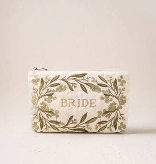 Olive Branch Bride Everyday Pouch Cream
