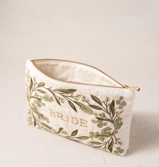 Olive Branch Bride Everyday Pouch Cream