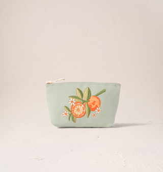 Orange Blossom Sage Coin Purse - Sage