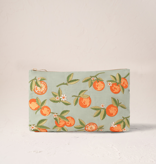 Orange Blossom Sage Everyday Pouch - Sage