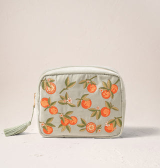 Orange Blossom Sage Wash Bag - Sage