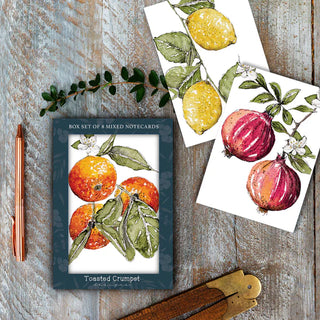 The Orangery Boxed Set of 8 Mixed Notecards