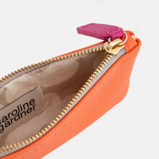 Orange Slogan Rectangle Pencil Case