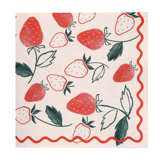 Strawberry Crush 33Cm Napkin Recycled