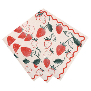 Strawberry Crush 33Cm Napkin Recycled