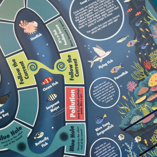 a zoomed in view of the create your own seascape game squares