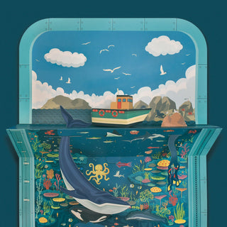 Top portion of the create your own seascape