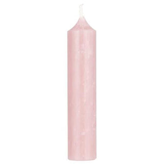 Short Dinner Candle Light Pink Rustic