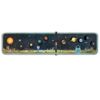 full view of the build your own solar system display