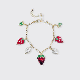 Strawberry Charm Bracelet