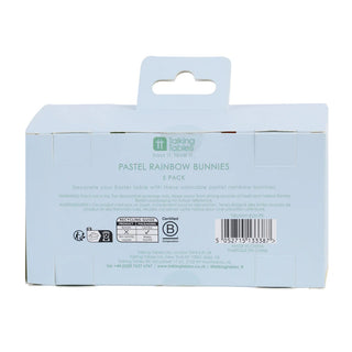 Pastel Mini Rainbow Bunnies 5pk