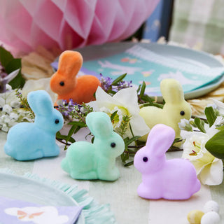 Pastel Mini Rainbow Bunnies 5pk